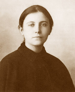 Fotografía de Gema Galgani, tomada cuando tenía 22 años de edad.