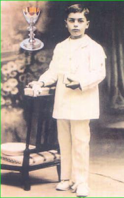 Juan Huguet Cardona (comunion y caliz primera misa)