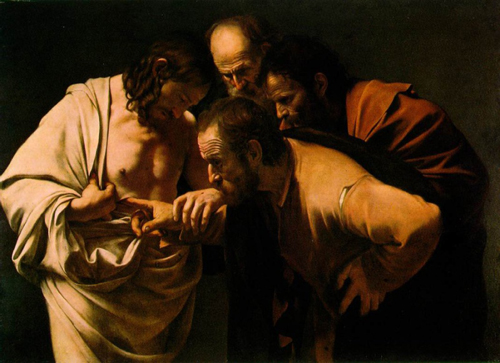 Infidelidad de Santo Tomás - Michelangelo Merisi (XVI)