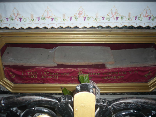 Lápida de Santa Filomena