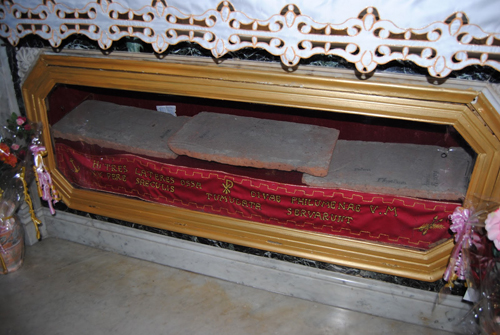 Lápida de Santa Filomena