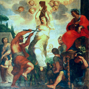 Martirio de Santa Águeda