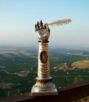 Brazo-relicario de la Santa venerado en Patti (Italia)