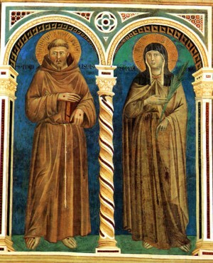 Santos Francisco y Clara de Asís