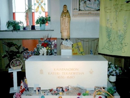 Tumba de Santa Kateri Tekakwitha