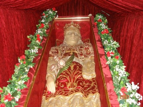 Reliquias de Santa Eufemia de Calcedonia