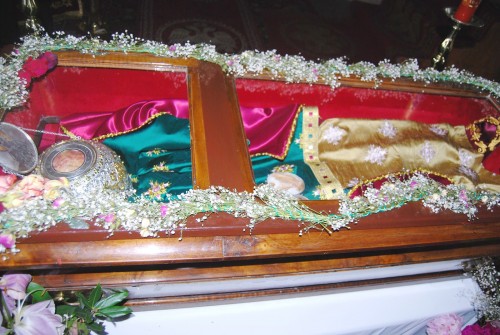 Reliquias de Santa Aquilina de Tesalónica