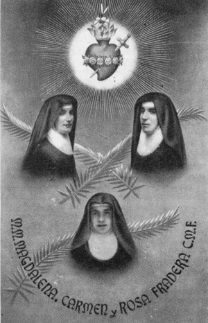 Beatas Carme, Rosa y Magdalena Fradera