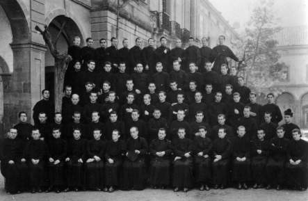 Claretinske seminarister i Cervera i 1936, de fleste av dem døde som martyrer kort tid etter at bildet ble tatt 