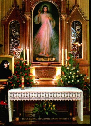 Altar-sepulcro de Santa Faustina Kowalska