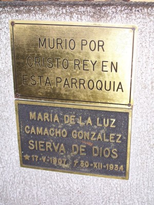 Sierva de Dios María de la Luz Camacho