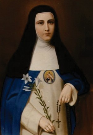 La Venerable Madre Mariana Francisca de Jesús Torres, vidente de Nuestra Señora del Buen Suceso. La pintura se encuentra en el convento de Quito y pertenece a una serie de retratos de las Madres Fundadoras del Monasterio Concepcionista.