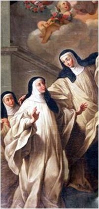Las beatas cistercienses: Teresa, Sancha y Mafalda. Muy veneradas en Portugal.