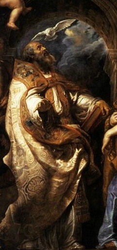Éxtasis de San Gregorio I Magno, por Peter Paul Rubens.