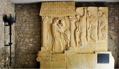 Monumento a San Beato. Monasterio de Santo Toribio de Liébana, Cantabria (España).