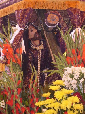 Jesús Nazareno de Tepalcingo, en su Santuario en el siglo XVIII se realizo una de las primeras representaciones del Vía Crucis.