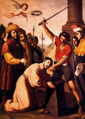 Martirio de Santiago, óleo de Francisco de Zurbarán (1639). Museo Nacional del Prado, Madrid (España).
