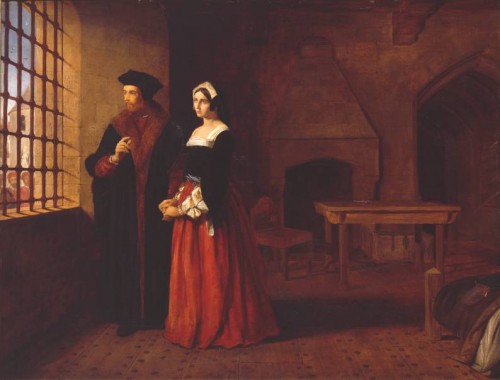 "Sir Thomas More y su hija", óleo de John Rogers Herbert (1844). Tate Gallery, Londres (Reino Unido).