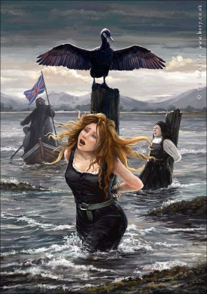 "Martyrs of Wigtown", ilustración del artista contemporáneo Sav Scatola. Fuente: http://savscatola.blogspot.com.es/