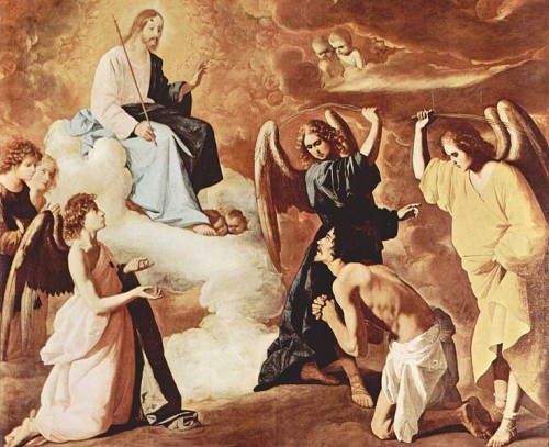 Ilustración 2. San Jerónimo flagelado. Francisco de Zurbarán. Sacristía del Monasterio de Guadalupe.