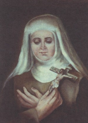 Beata Filomena de San Francisco de Paula Nacida (Ana Ballesta i Gelmà). Pintura de sor Natividad Dávoli basándose en la fotografía de la mártir.