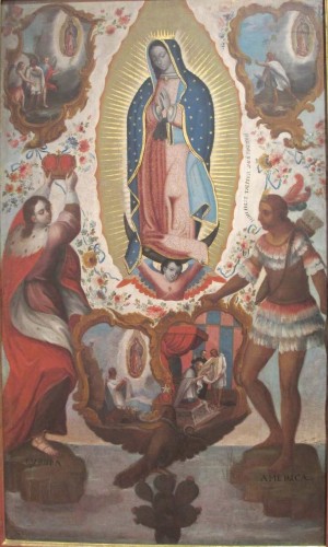 Nuestra Señora de Guadalupe patrona de la Nueva España, anónimo novohispano.