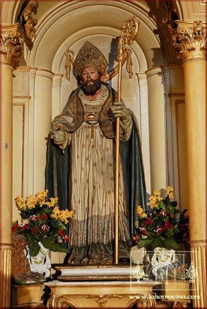 San Crispín, obispo mártir de Écija. Parroquia de la Santa Cruz, Écija (España). Fuente: www.lahornacina.com