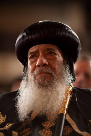 Su Santidad Shenouda III (1923-2012), Patriarca de Alejandría y Papa de la Iglesia Copta. Autor de este texto.