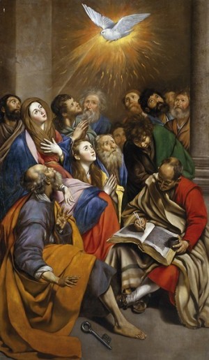 "Pentecostés", lienzo del pintor español fray Juan Bautista Maíno (1581-1649). Museo Nacional del Prado, Madrid (España).