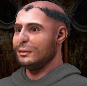Reconstrucción del rostro de San Antonio.