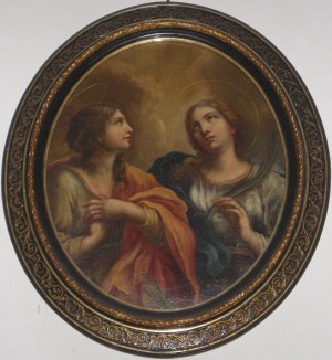 Lienzo de las Santas. Iglesia de Santa Rufina in Trastevere, Roma (Italia).