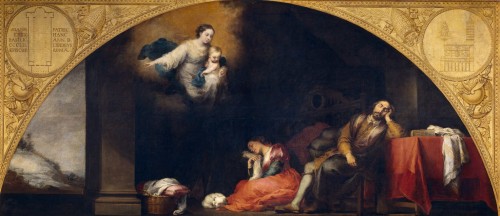 "El sueño del patricio", lienzo de Bartolomé Esteban Murillo. Museo Nacional del Prado, Madrid (España).
