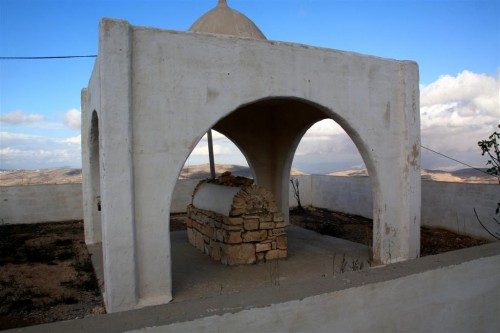 Tumba de Gedeón en la cordillera de Gidonum, Itamar, Asentamiento israelí en las montañas de Samaría.