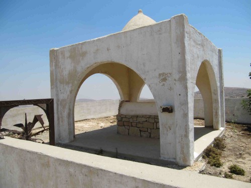 Tumba de Gedeón en la cordillera de Gidonum, Itamar, Asentamiento israelí en las montañas de Samaría.