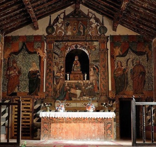 Presbiterio de la ermita.