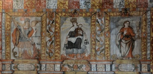Retablo de la Virgen del Carmen en la ermita. Fuente: www.cofrade.sevilla.abc.es