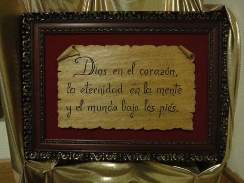 Uno de sus lemas.