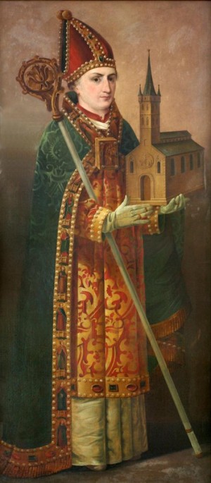 Lienzo del Santo, obra de de Siegfried Detlev Bendixen, 1823.