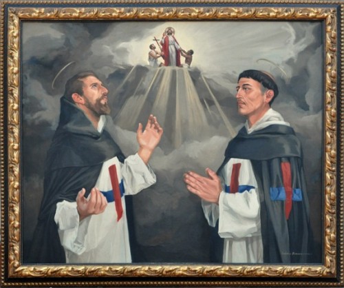 Óleo que comemora los 400 años de la muerte del Santo.
