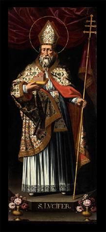 Lienzo barroco del Santo.
