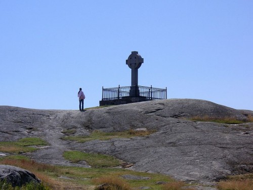 Cruz de san Óscar en Birka.