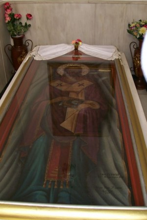 Tumba de San Regino en Skópelos (Grecia).