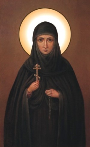 Icono ortoxo ruso de la Santa.