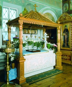 Urna de la Santa.