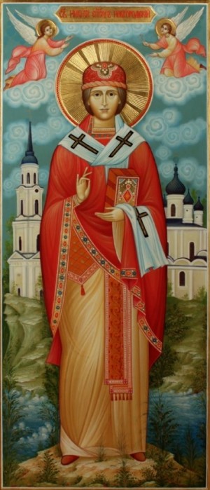 Icono ortodoxo ruso del santo.
