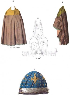 Ornamentos originales del santo.