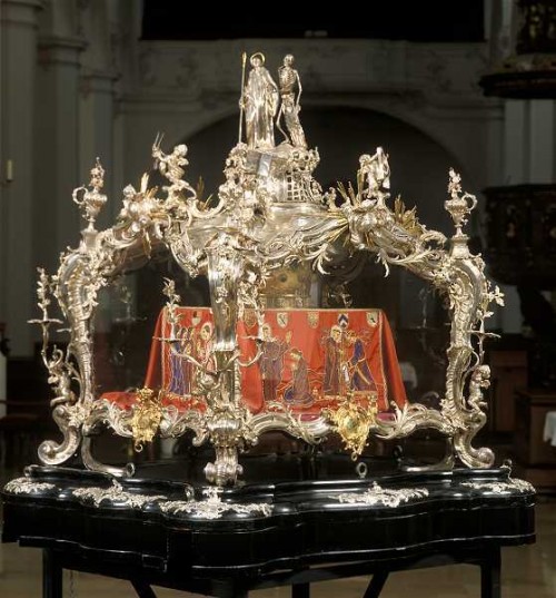 Urna de San Fridolino en Säckingen (Alemania).