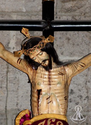 Detalle del busto de la imagen. Fotografía: Peregrino Zapopano.