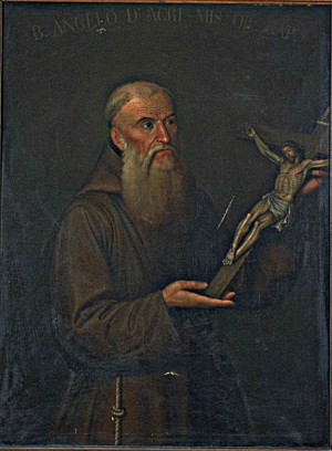 Beato Ángel de Acri. Lienzo de M. Zammatei (1815).