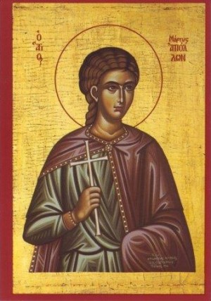 San Apolo (Apolonio), mártir en Egipto con Marciano y compañeros (5 de junio).